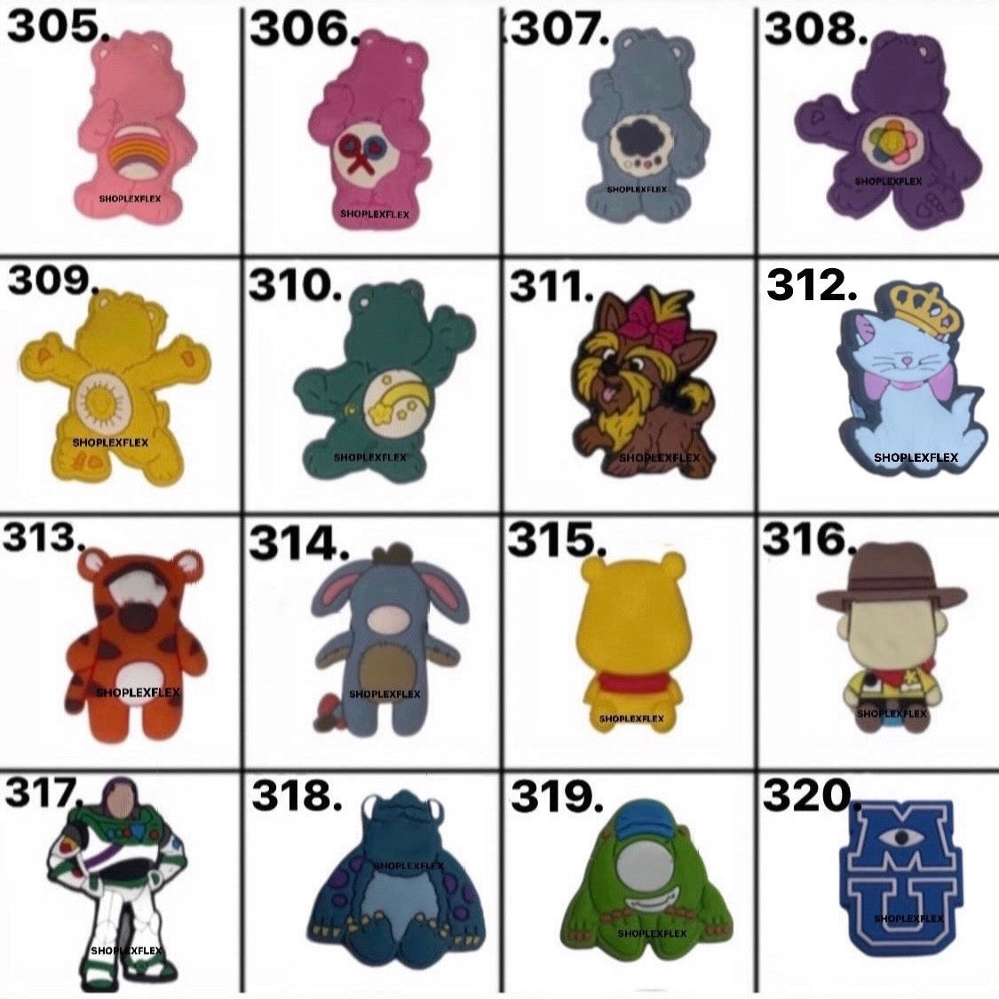 #305-#320