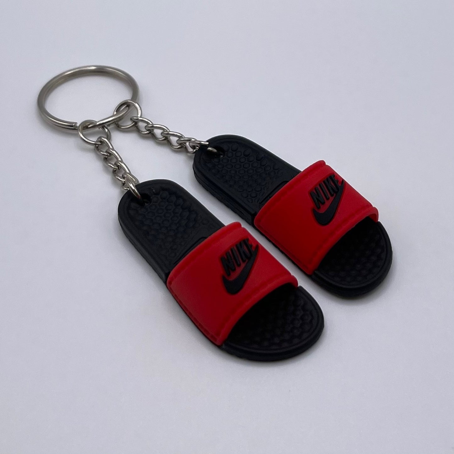 Inspired Red Nike Slides Keychain
